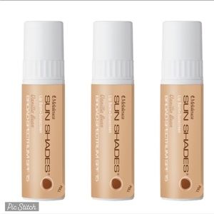 3 Melaleuca Sun Shades Lip Balm VANILLA BEAN SPF15 exp 2027